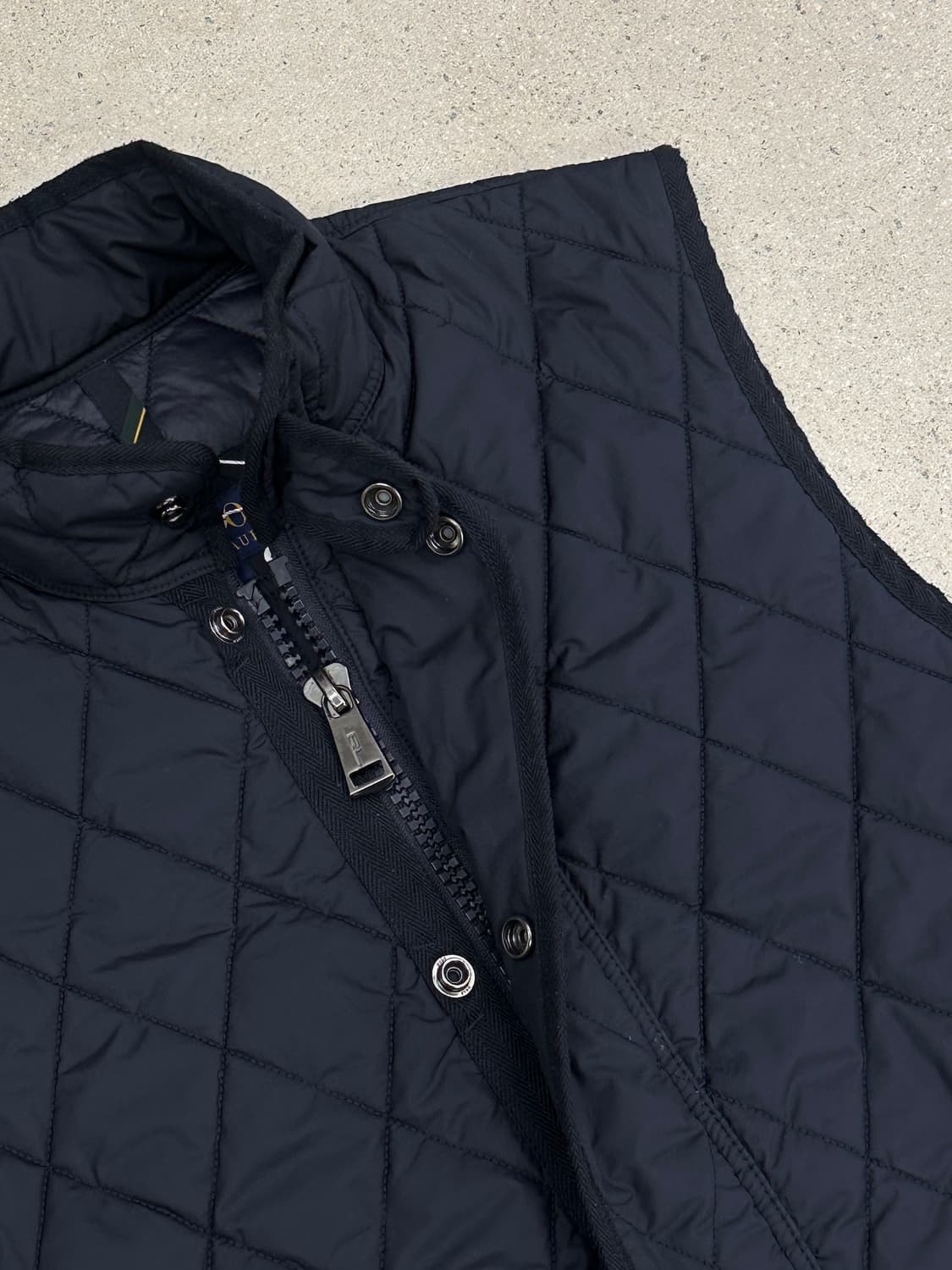 폴로 랄프로렌 네이비 퀼팅 베스트 상품이미지5