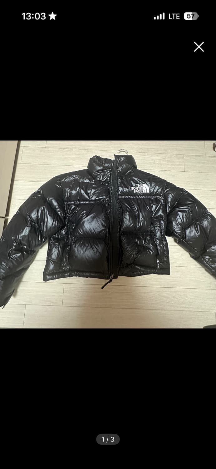 노스페이스 눕시 숏 자켓 블랙 m 90 상품이미지2