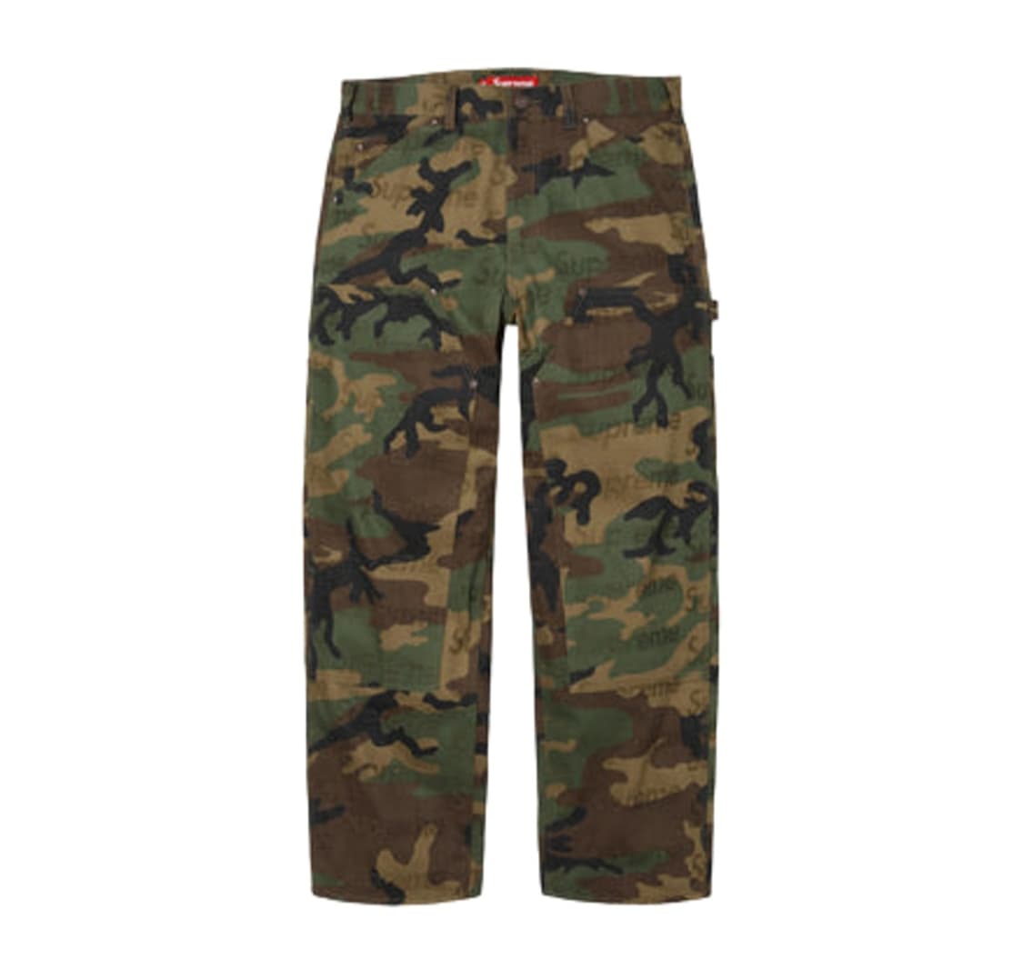 슈프림 자카드 우드랜드 카모 더블니팬츠 34 상품이미지1