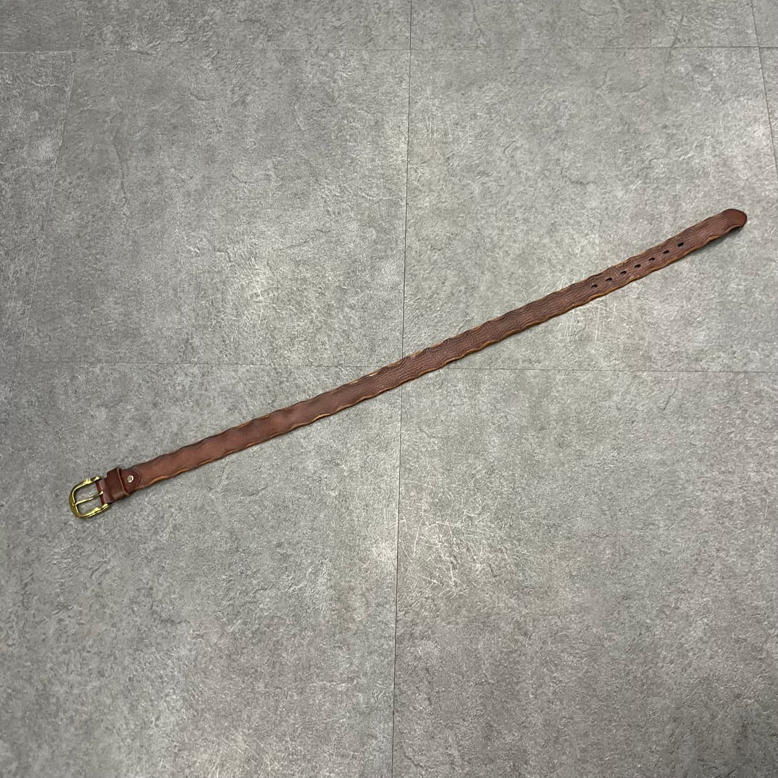 빈티지 소가죽 신주 벨트 상품이미지2