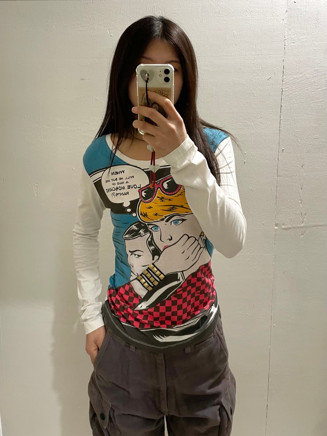 러브 모스키노 팝아트 키치 티셔츠 상품이미지1