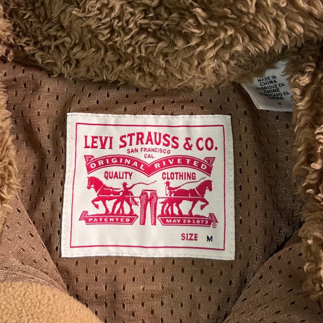 리바이스 베이지 후리스 자켓   상품이미지5