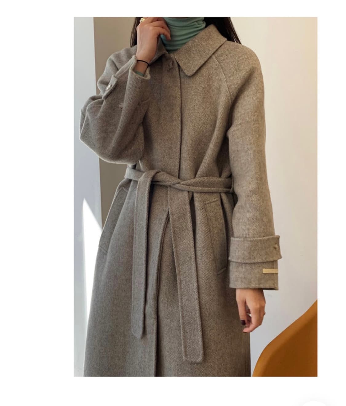 핸드메이드 울코트 상품이미지1