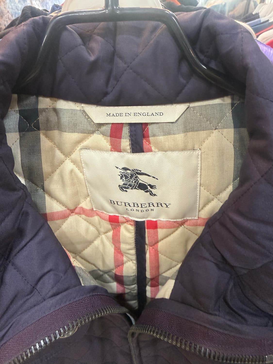 55-66 정품 버버리 퀄팅자켓 팝니다 상품이미지2