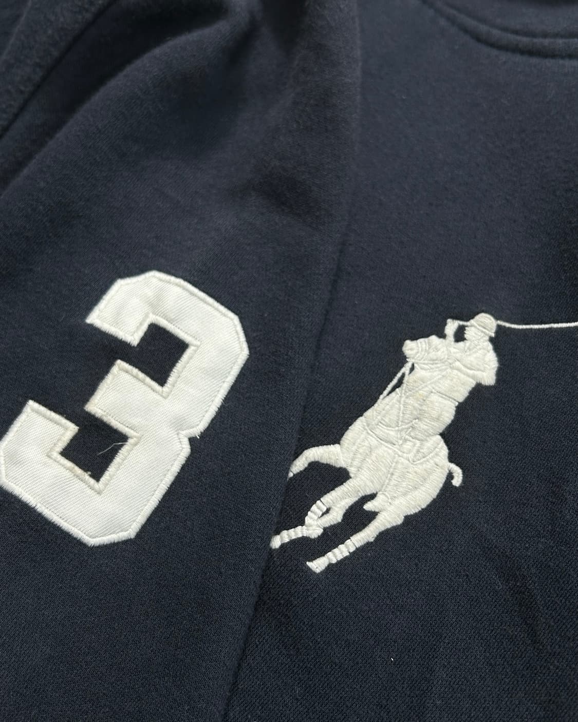 폴로 랄프로렌 빅포니 네이비 후드티 상품이미지4