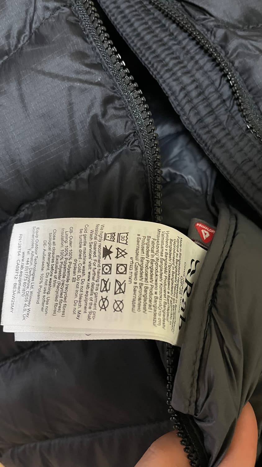 랩 경량패딩 M 상품이미지4