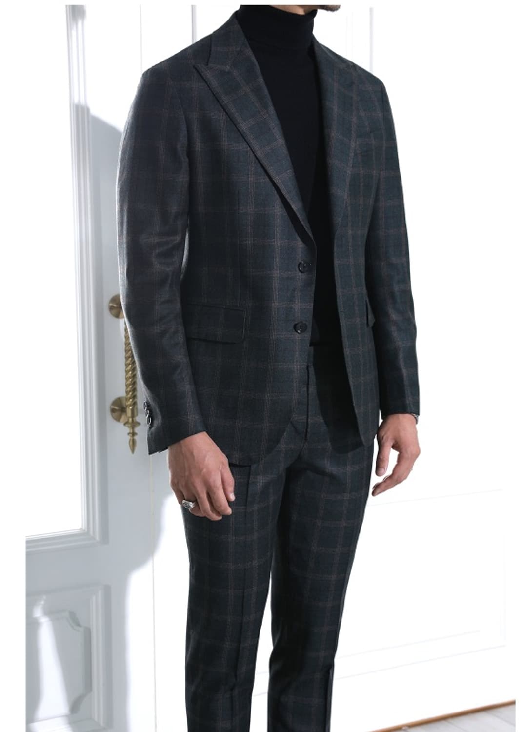 엘가노벰버 체크 수트 상품이미지7