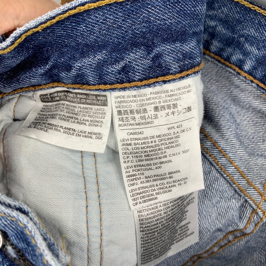 리바이스 501 데님팬츠 상품이미지8