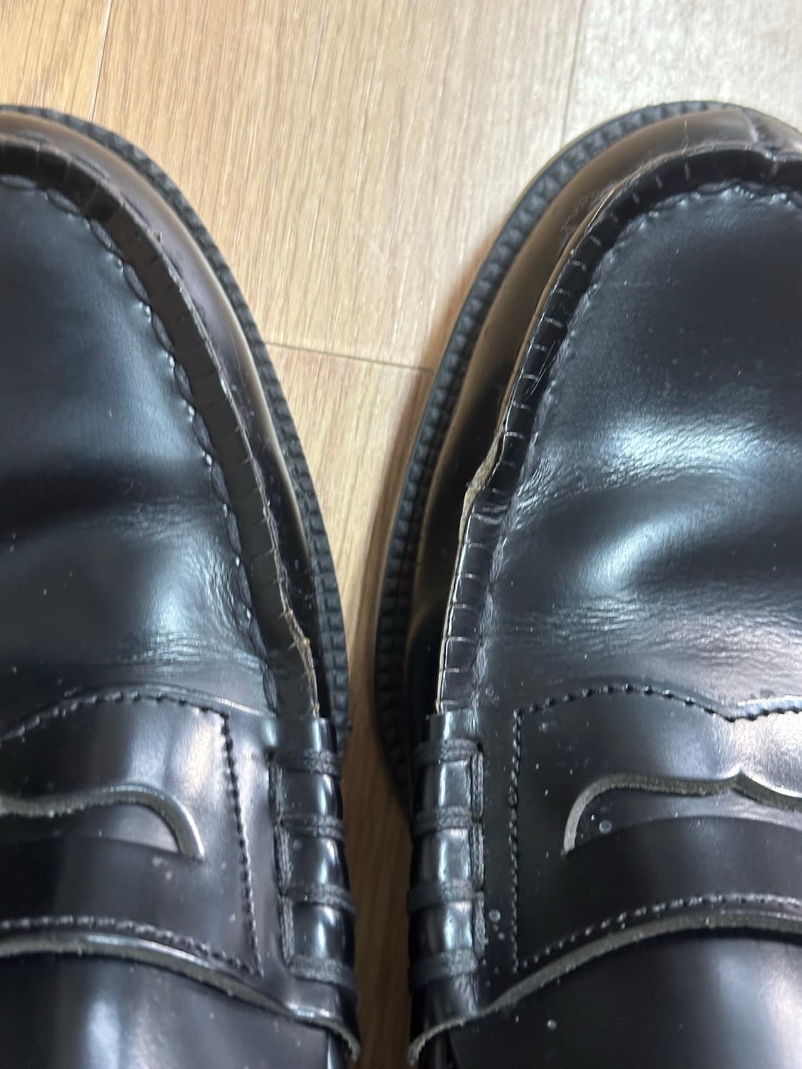 하루타 906 로퍼 블랙 270 상품이미지2