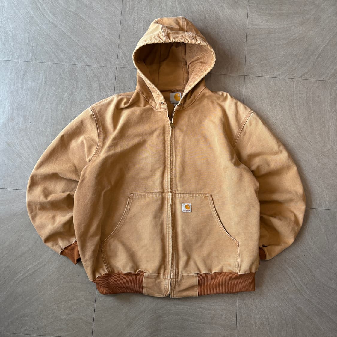 미국 생산 칼하트 j131 베이지 액티브 자켓 상품이미지1