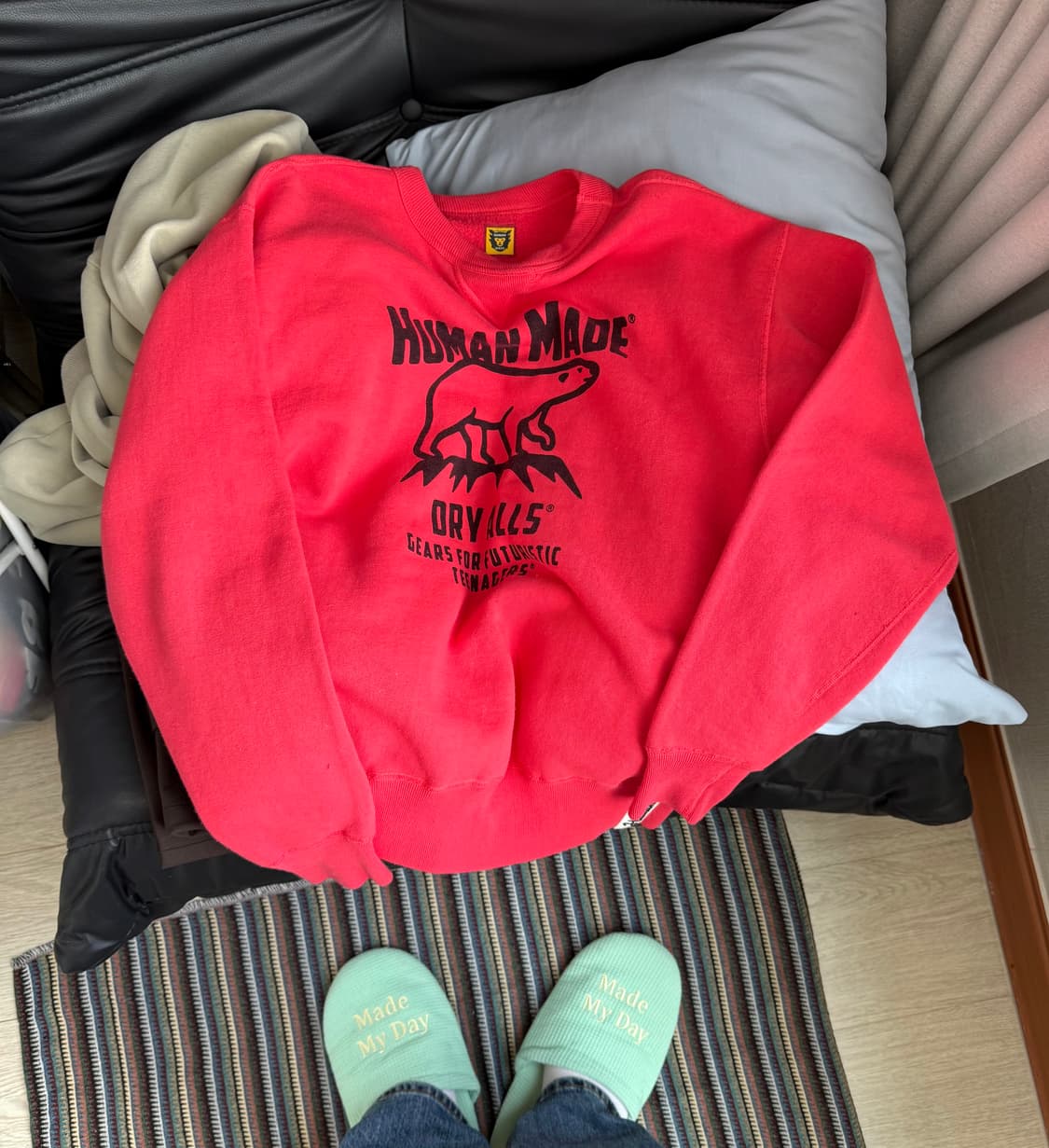 휴먼메이드 북극곰 맨투맨 상품이미지2