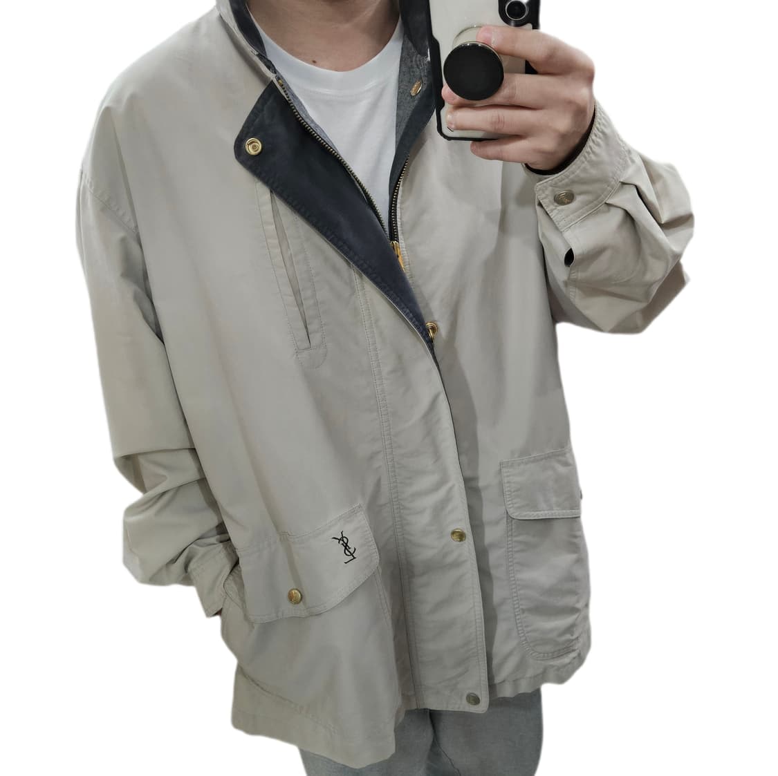 105 입생로랑 빈티지 자켓 베이지 상품이미지1