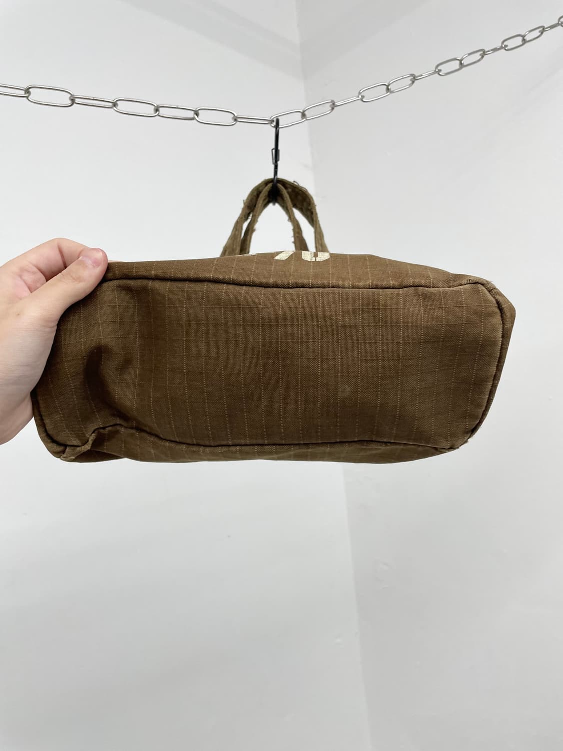 히스테릭글래머 브라운 로고 캔버스백 *레어 상품이미지8