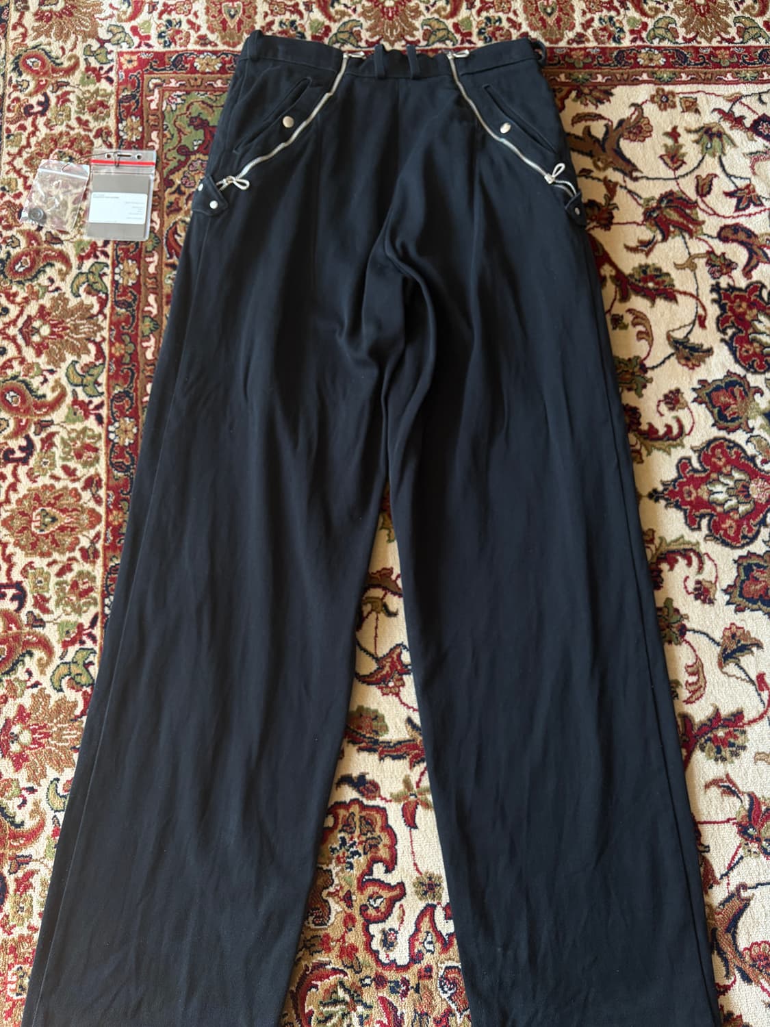 [46]24FW 키코 코스타디노브 녹스 트라우저 레이븐 블랙 상품이미지4