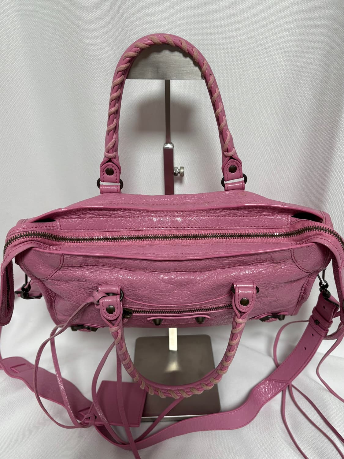 발렌시아가 시티 모터 스몰 핑크 상품이미지6