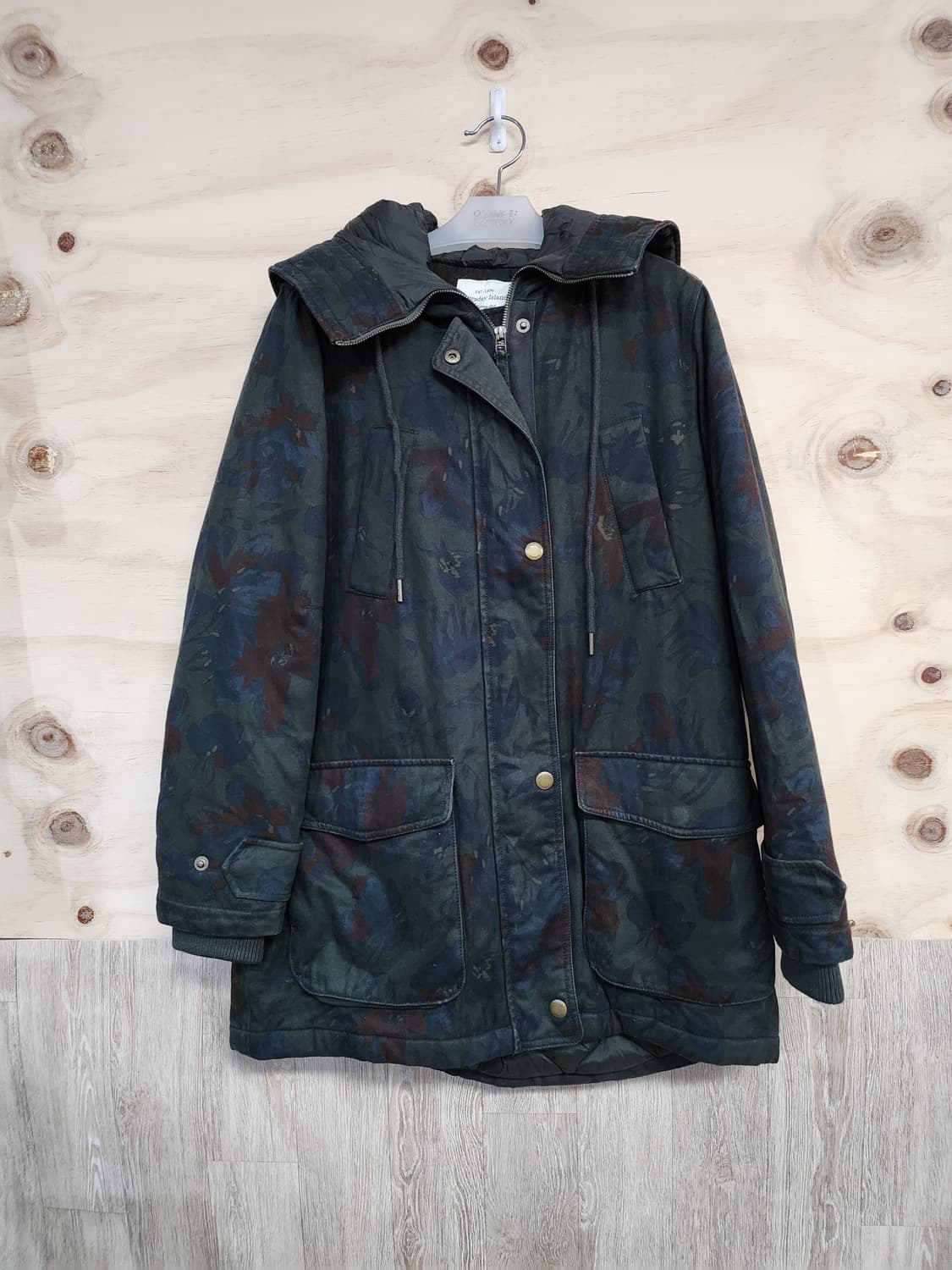 228) 썰스데이아일랜드 누빔 패딩 상품이미지1