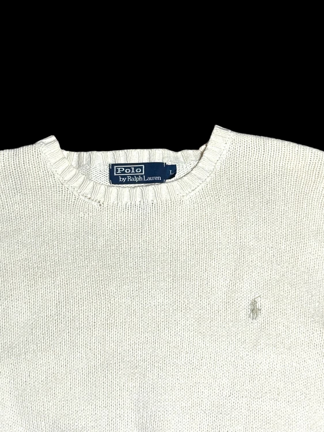 폴로 랄프로렌 아이보리 크림색상 니트 상품이미지10