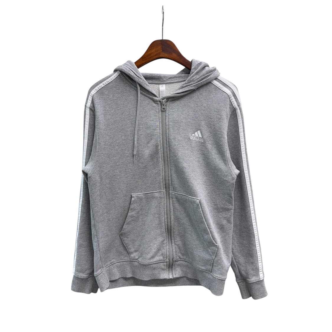 [L] 아디다스 그레이 후드집업 상품이미지3