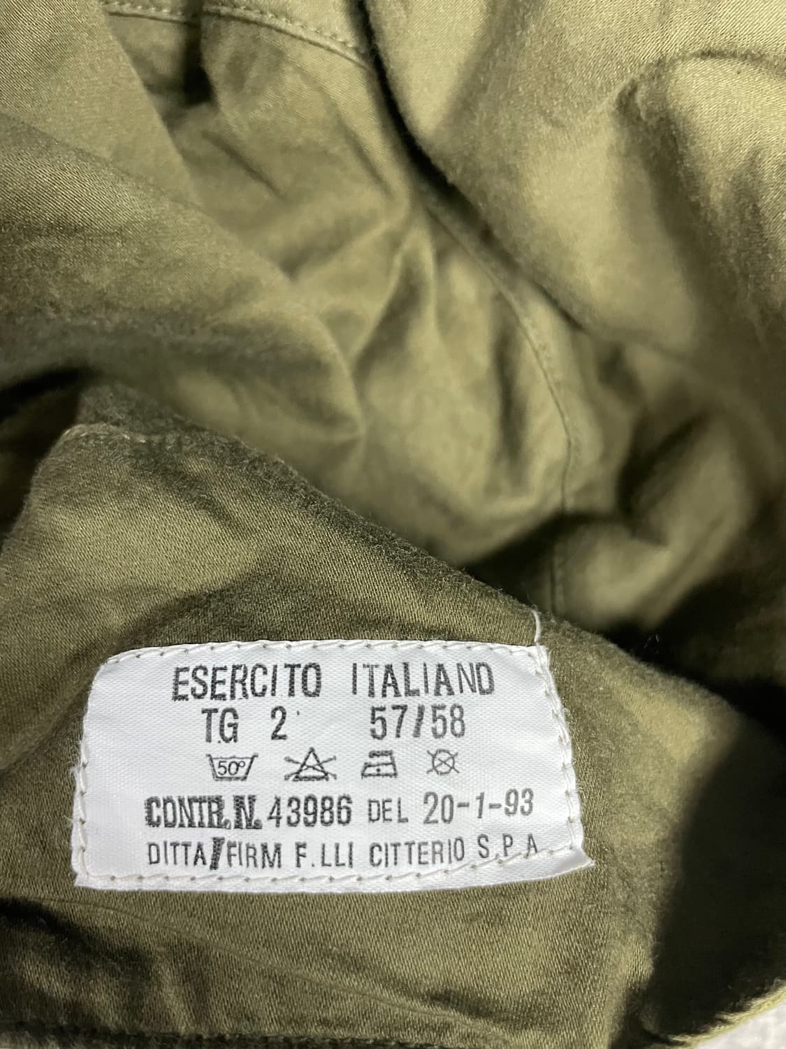 90s italind army cap 상품이미지6
