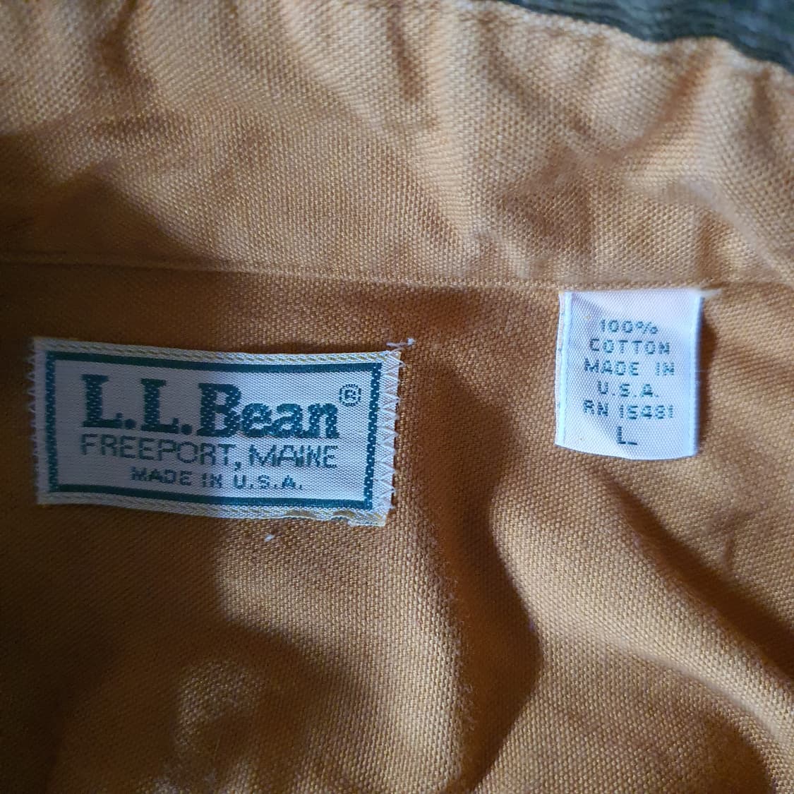 80s L.L.Bean 워크 셔츠no.69 상품이미지4
