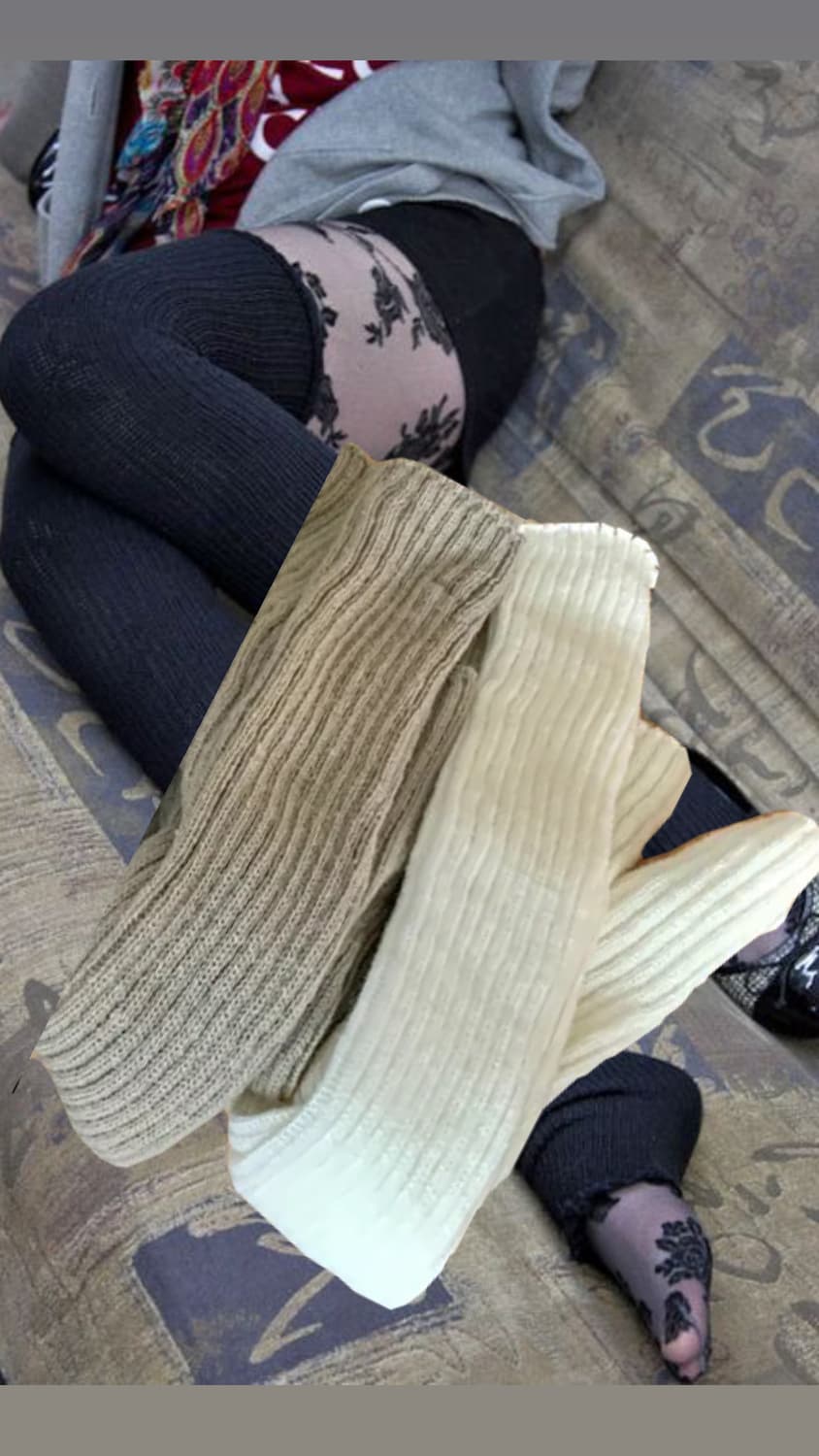 롱 레그워머 새상품 상품이미지1