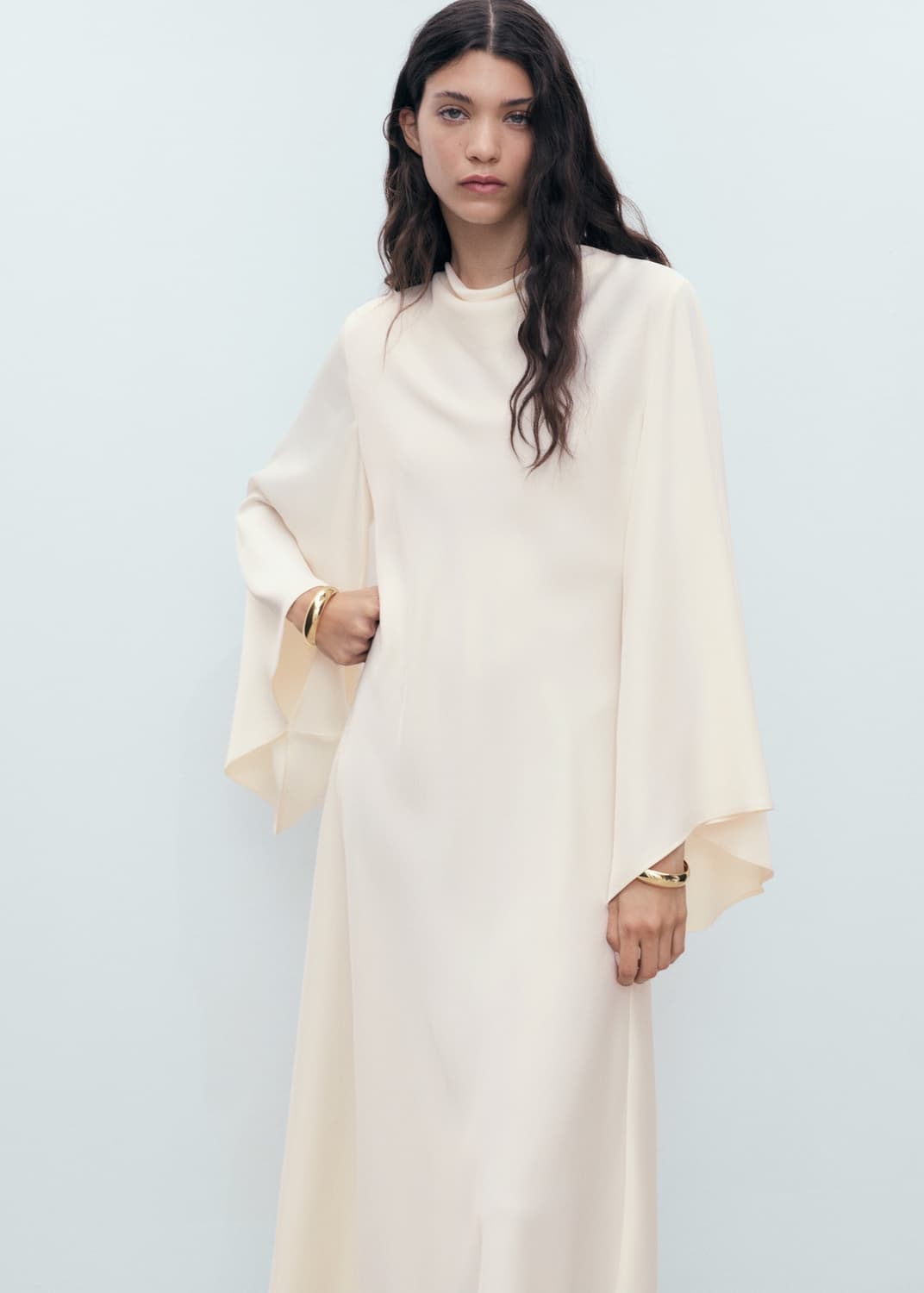 망고 롱 새틴 드레스 S (새상품) 상품이미지2