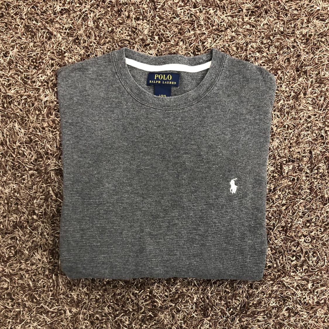 폴로 랄프로렌 와플 롱슬리브 상품이미지1