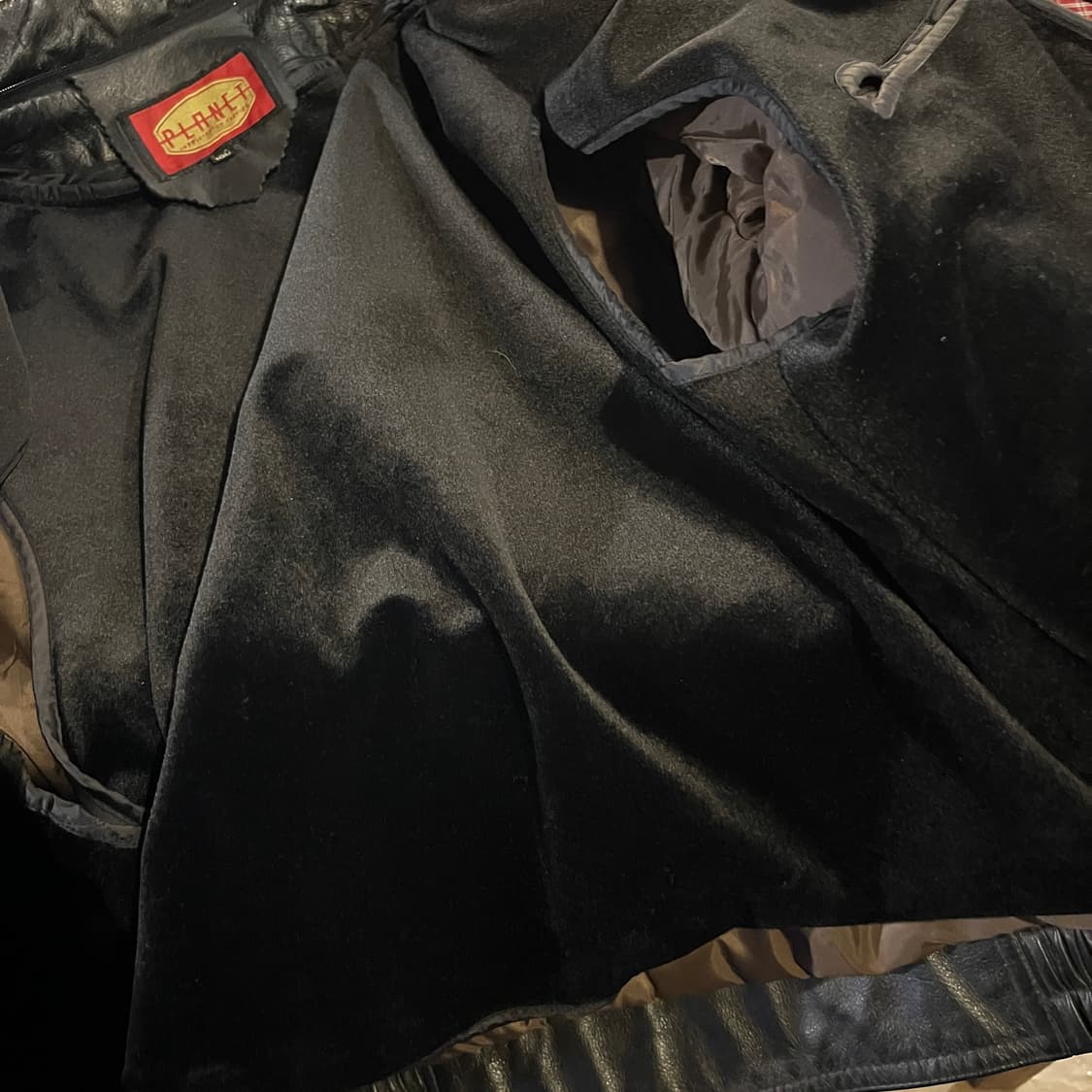 PLANET 드럼다이 가죽 자켓 상품이미지9