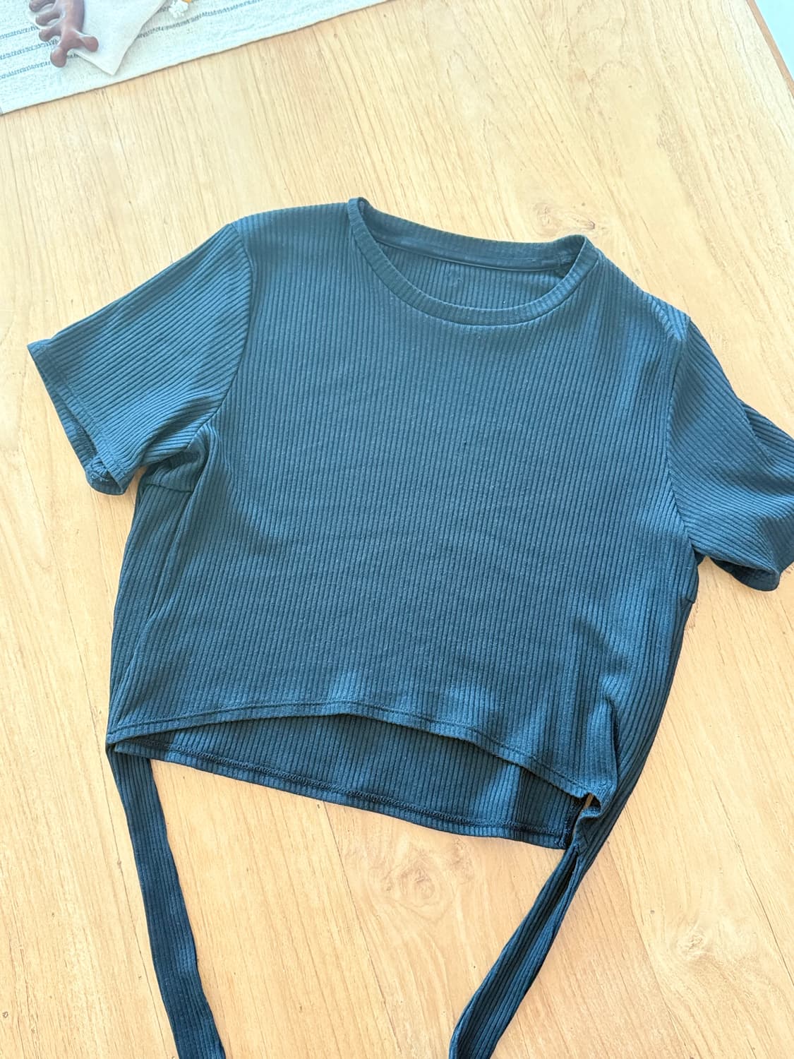 뮬라웨어 숏슬리브 반팔 요가복 상의 블랙 상품이미지4