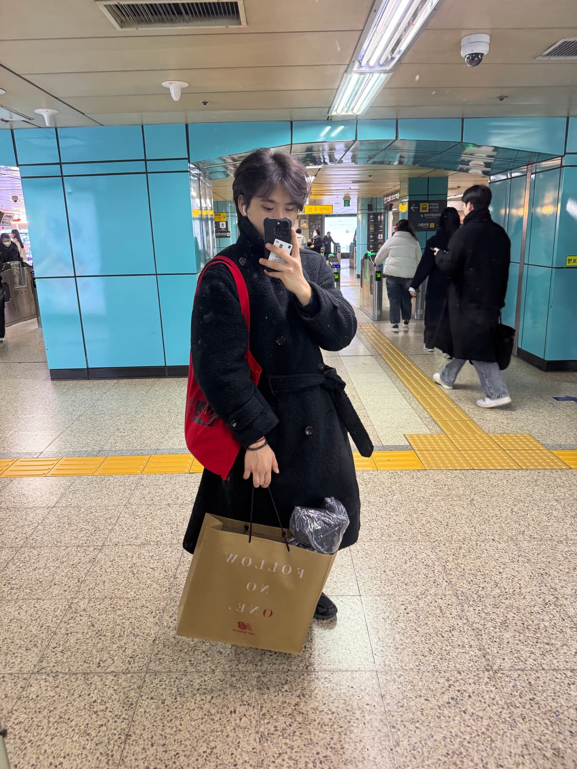 comme des garcons homme plus 시어링 코트 M 상품이미지3