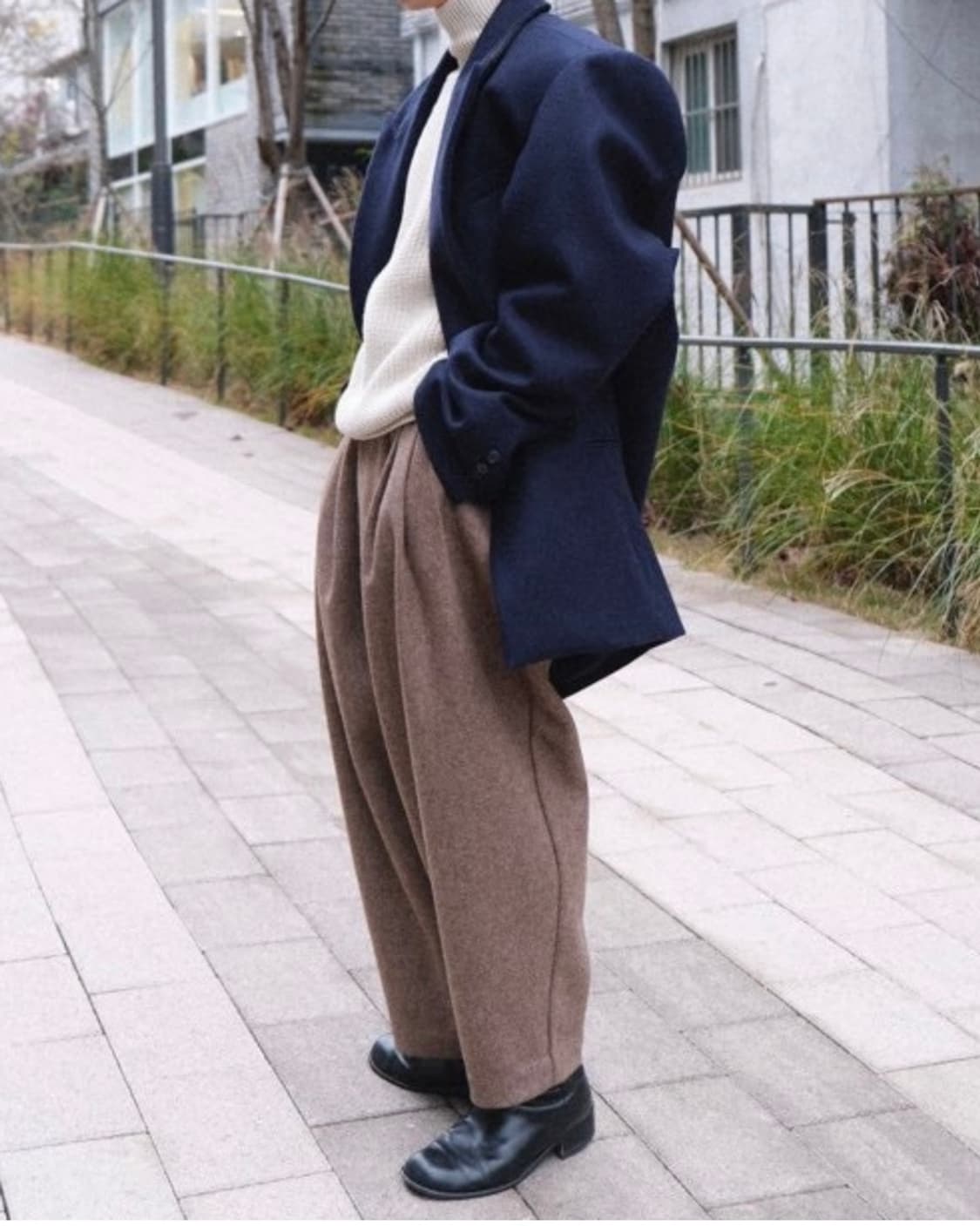 헤드메이너 네이비 코트 상품이미지7