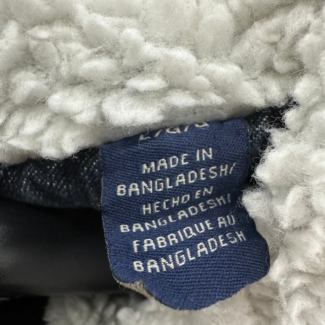 90 랭글러 여자 쉐르파 데님 청자켓 상품이미지6