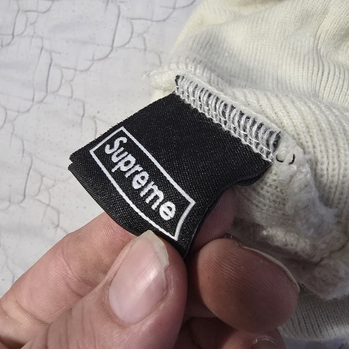 슈프림 뉴에라 월드시리즈 패치 비니 아이보리 상품이미지3