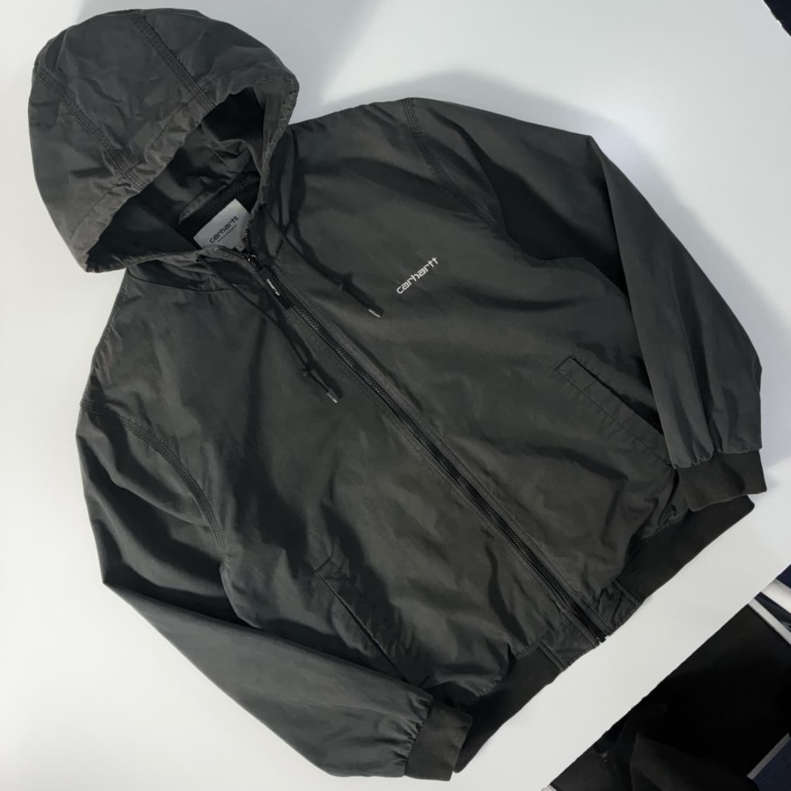 Carhartt  칼하트 WIP 차콜 후드 워크자켓   상품이미지1