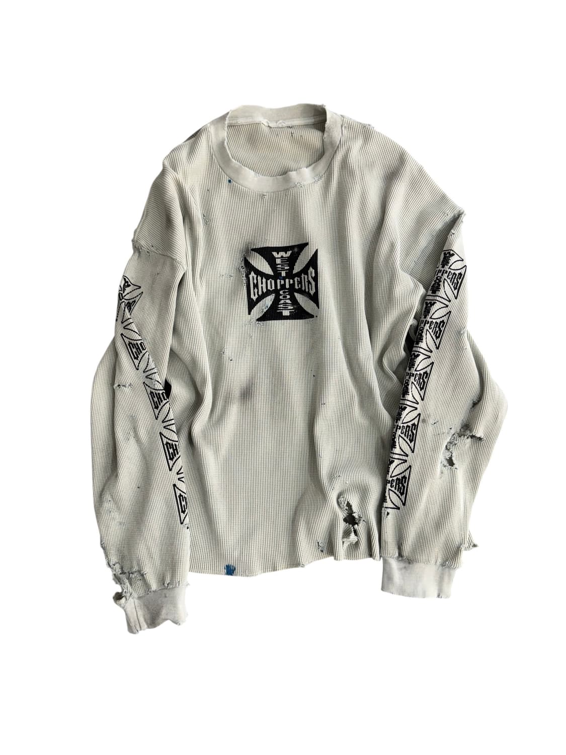 빈티지 커스텀 와플긴팔 상품이미지1