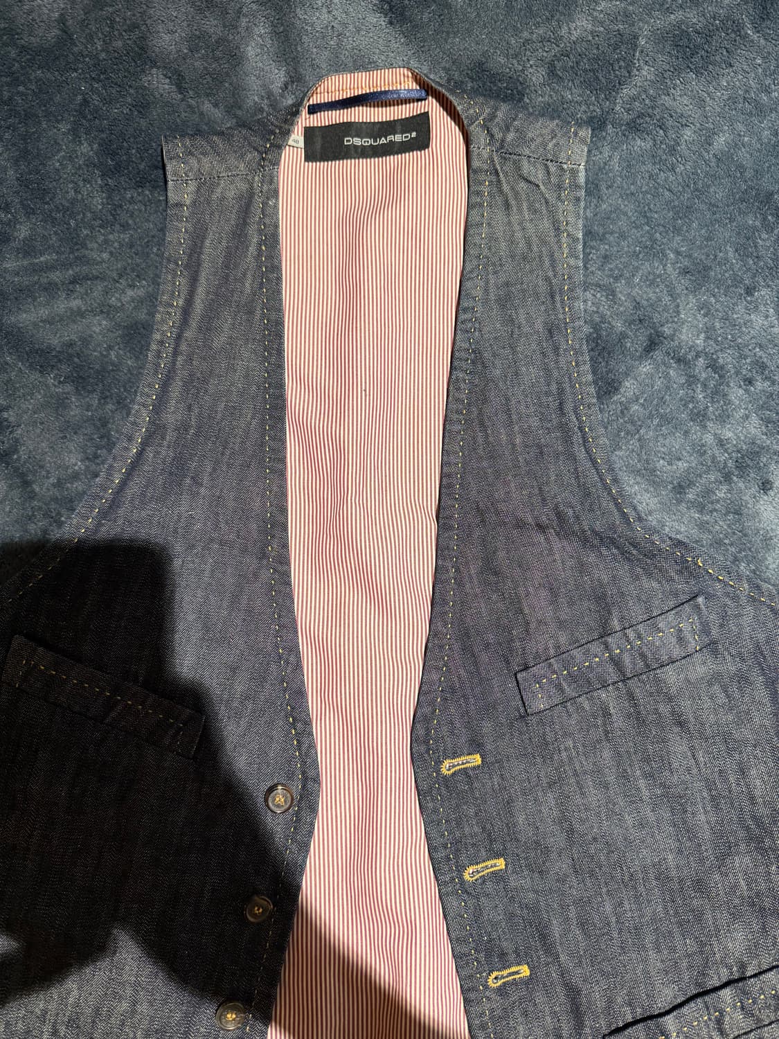 디스퀘어드2 데님 베스트 조끼 팝니다. 48사이즈 상품이미지2