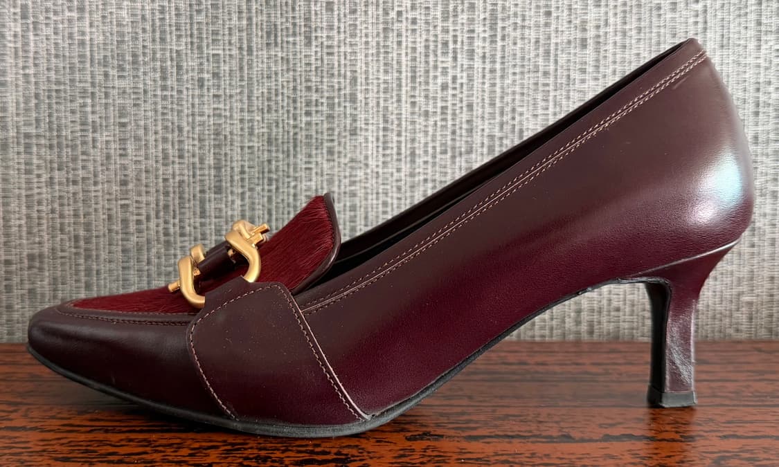 나인웨스트 NINE WEST 펌프스 가죽 구두 송치 미드힐 로퍼 235 상품이미지3