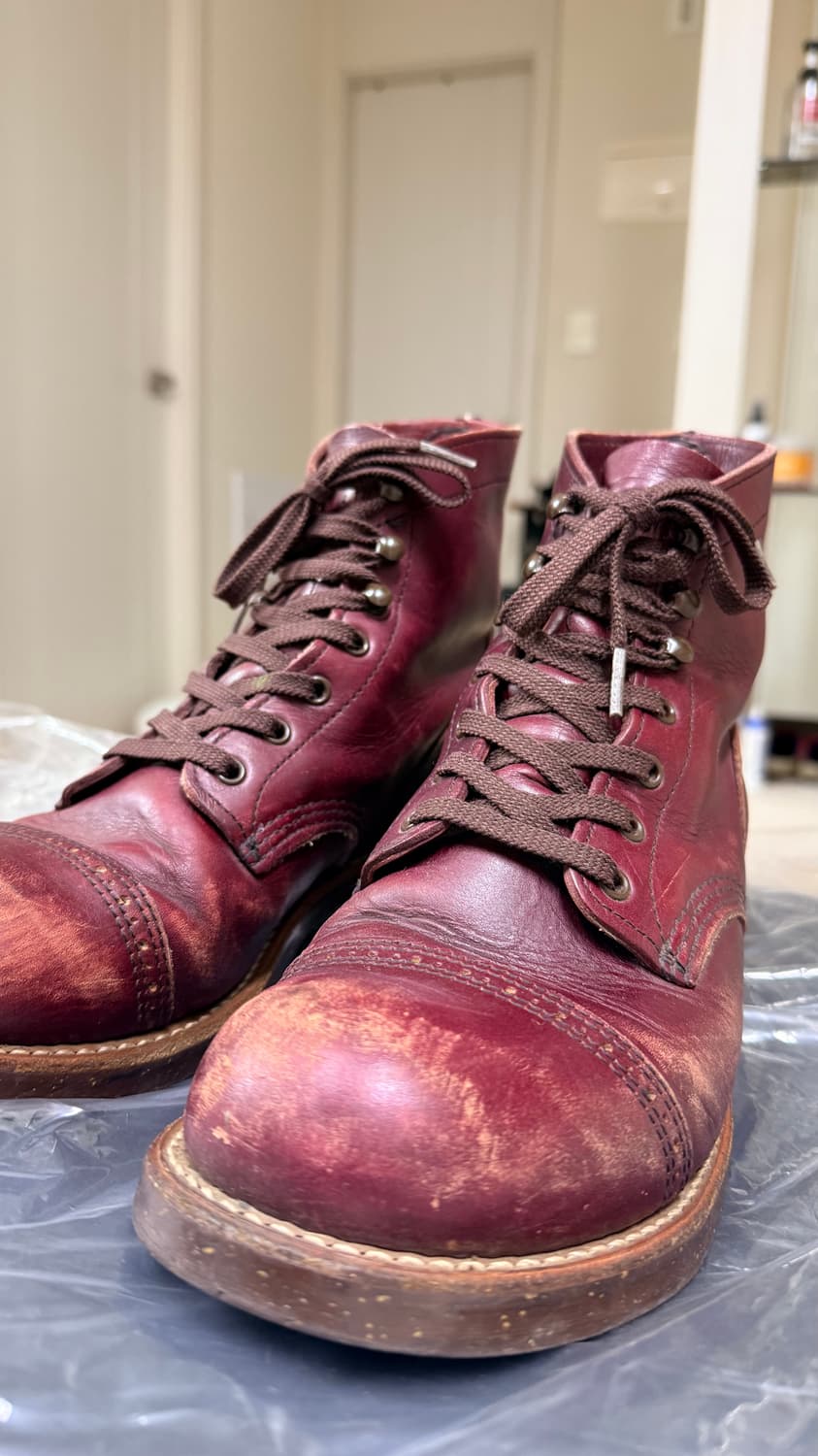 레드윙 8012 아이언레인저 버건디 (Size 7D / 250) 상품이미지3