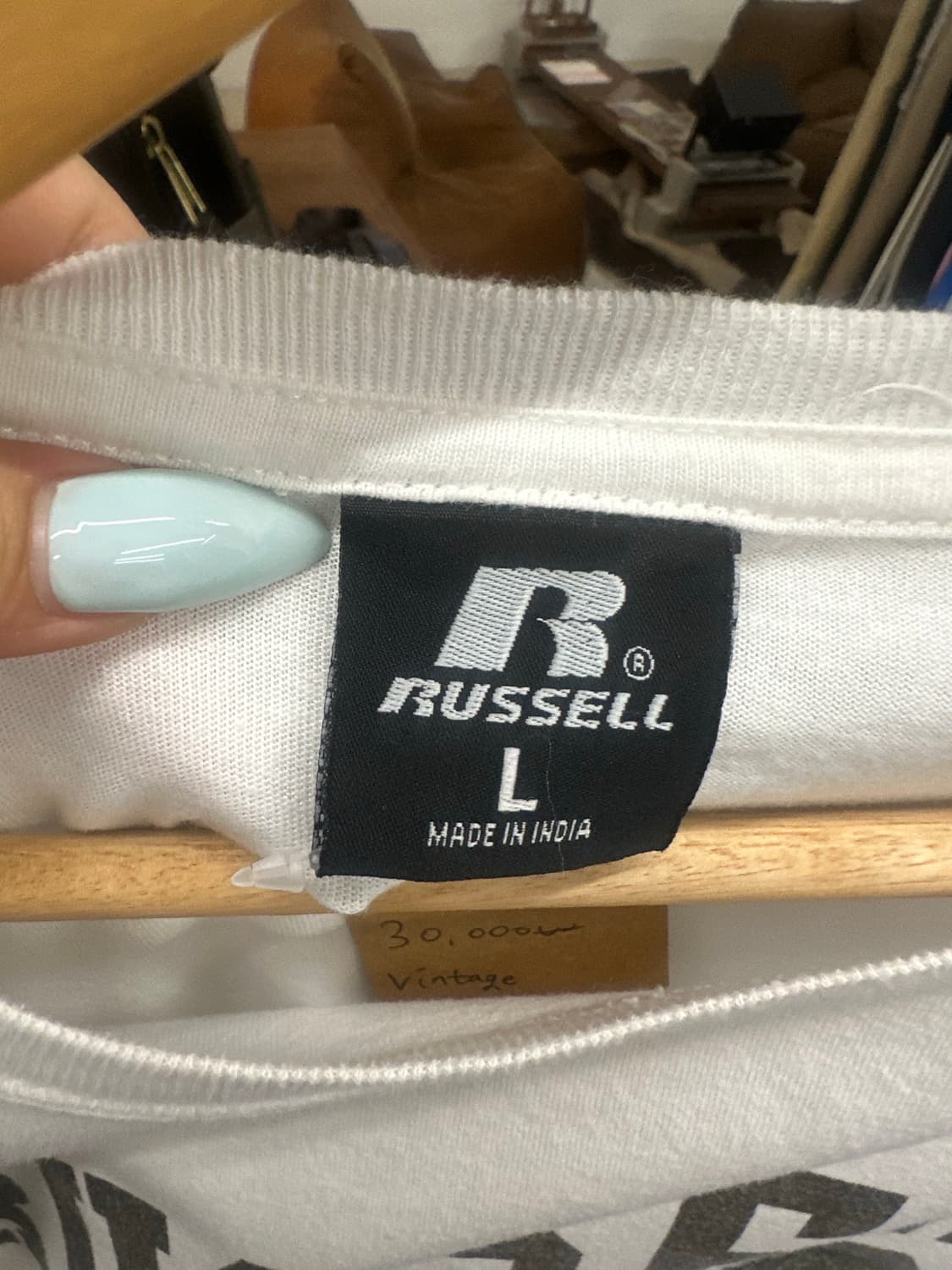 Russell 러셀 흰색 반팔티 상품이미지5