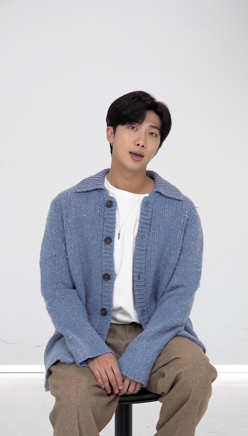 아워레가시 빅 피케 펑키블루 가디건 46사이즈 상품이미지1