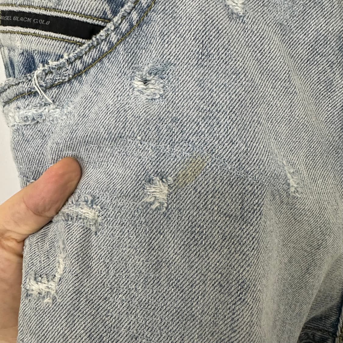 디젤 블랙골드 남자 면 청바지 32 상품이미지2