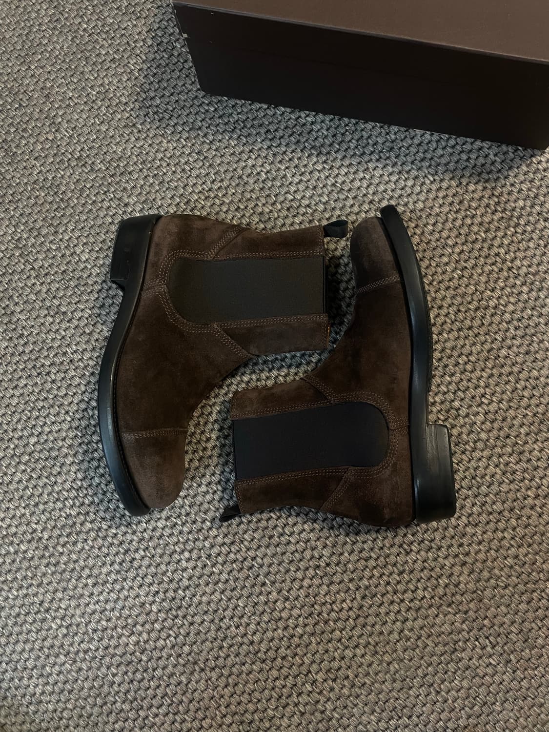 부테로 다크브라운 스웨이드 첼시부츠 40size 상품이미지2