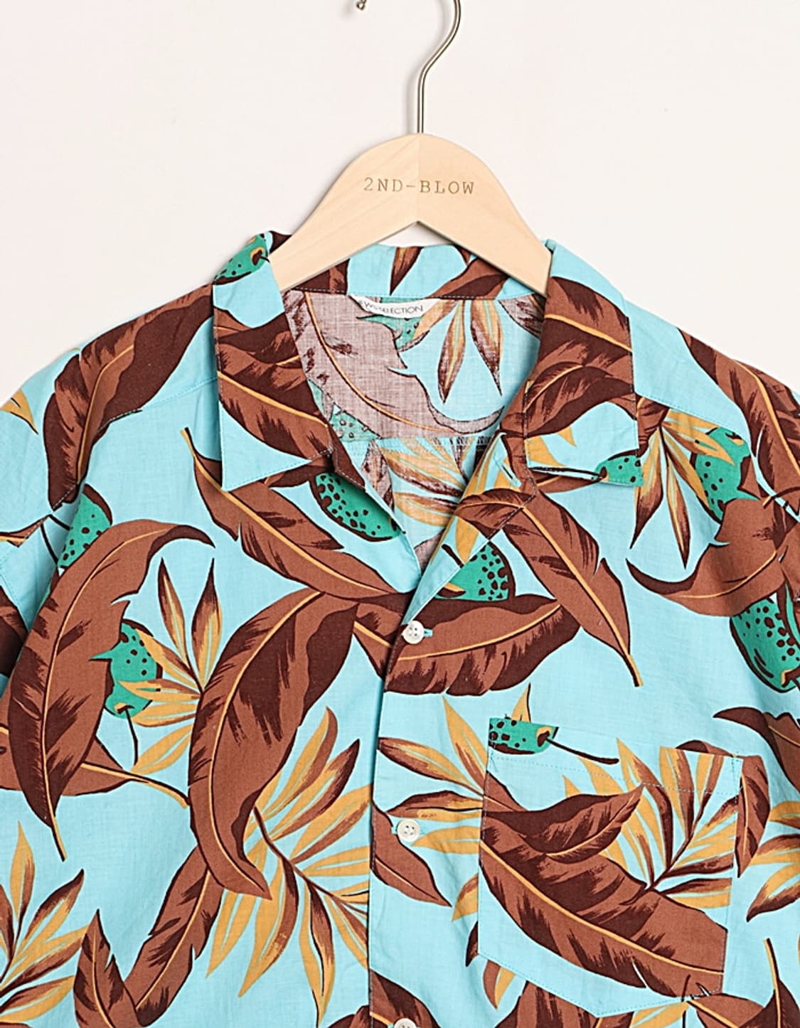 NEWS SELECTION Croped Aloha Shirts 상품이미지2