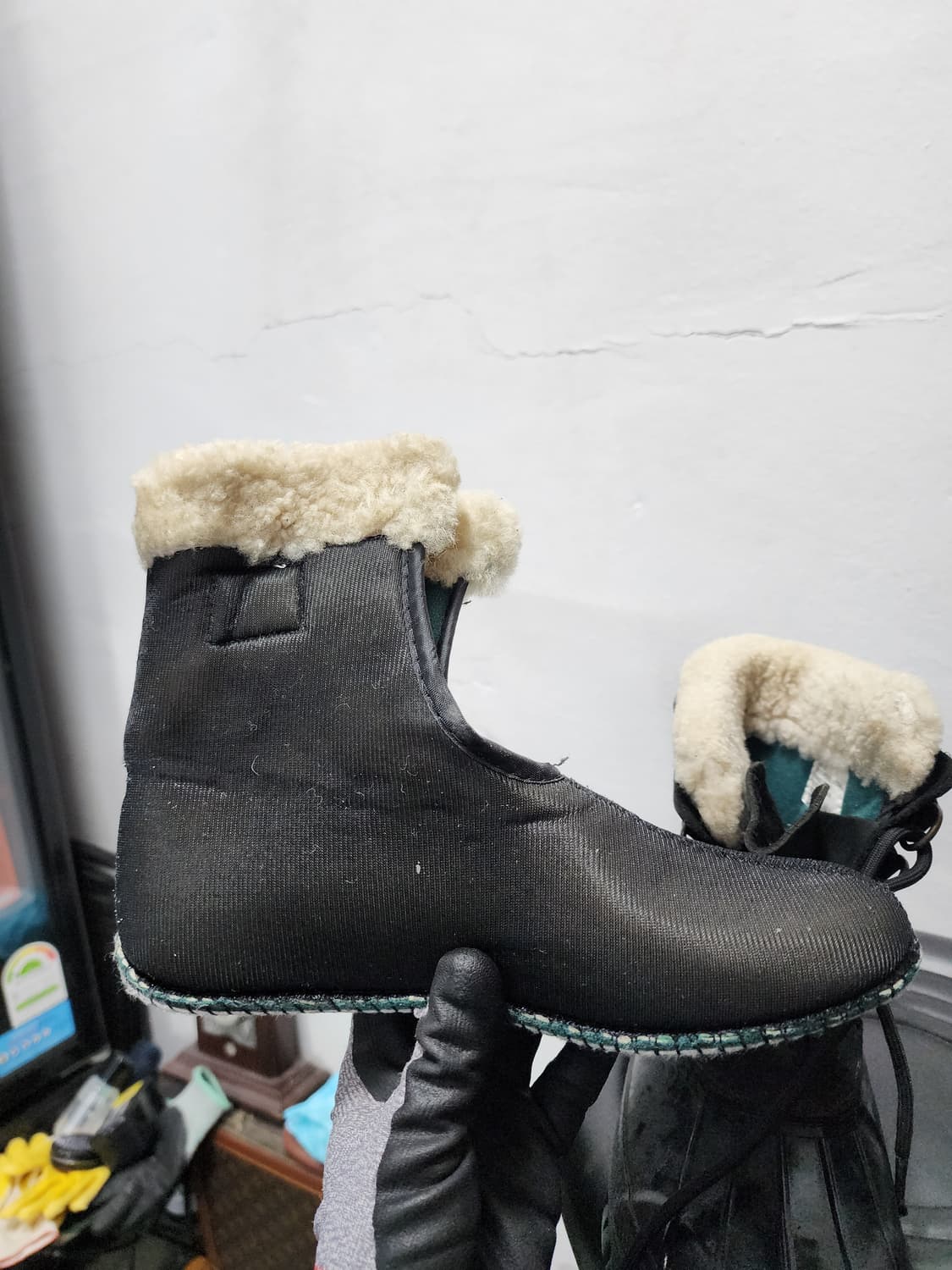 폴로 아메카지 레인 무스탕 덕부츠 상품이미지5