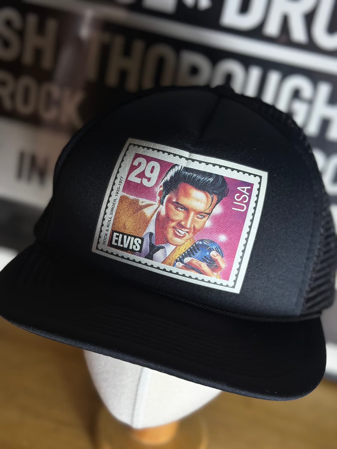 90s Elvis 빈티지 엘비스 트러커캡 상품이미지2