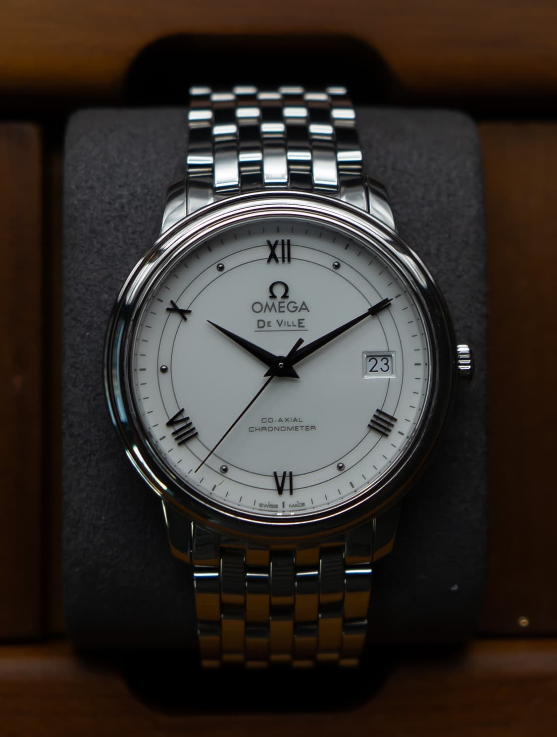 오메가 드빌 프레스티지 코엑시얼 36.8 오토매틱 시계 상품이미지1