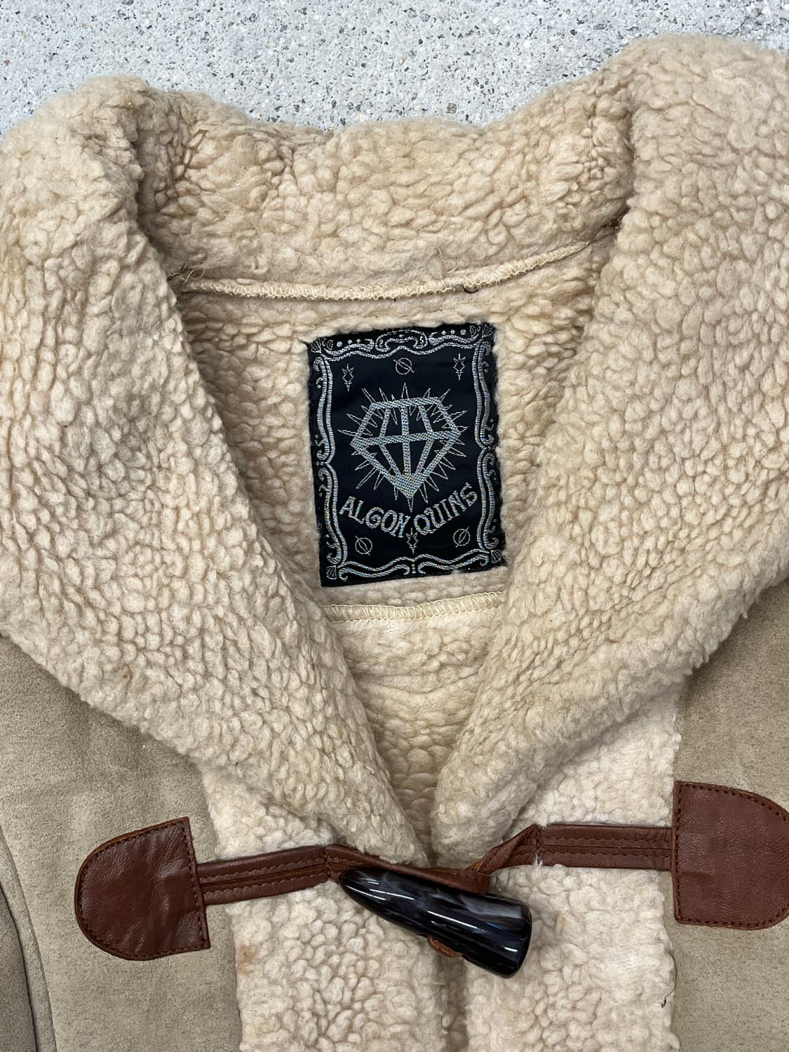 ALGONQUINS 스웨이드 더플 무스탕 코트 상품이미지3