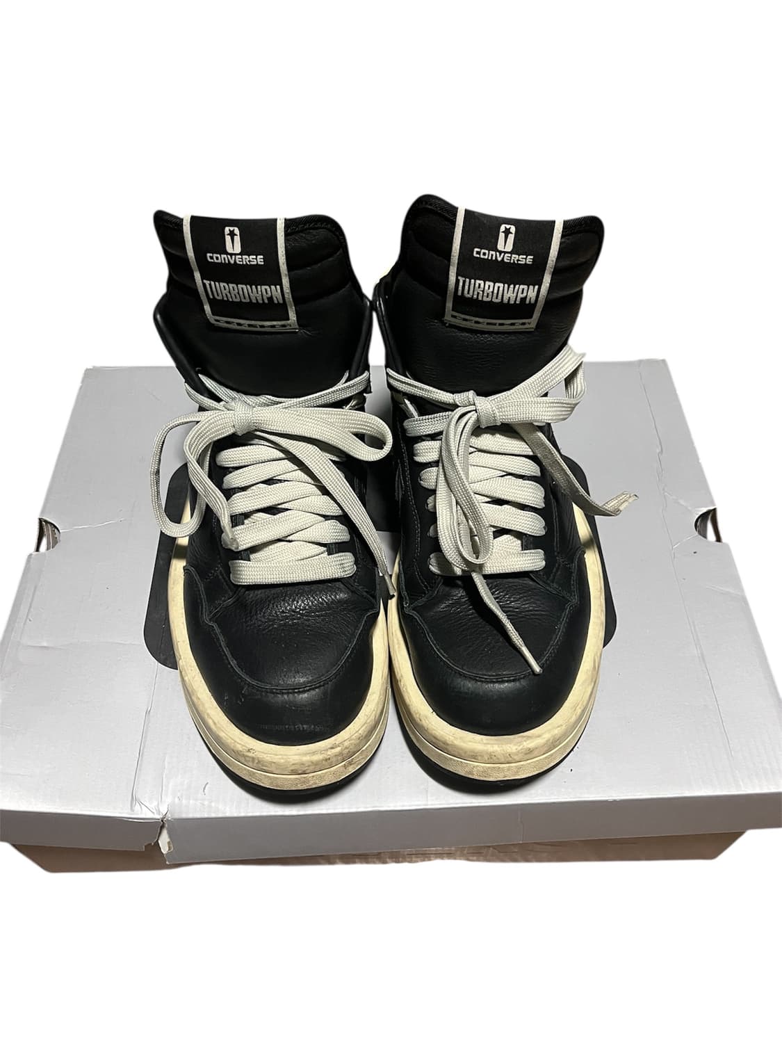 [280] 릭오웬스 터보웨폰 블랙 크림 상품이미지1