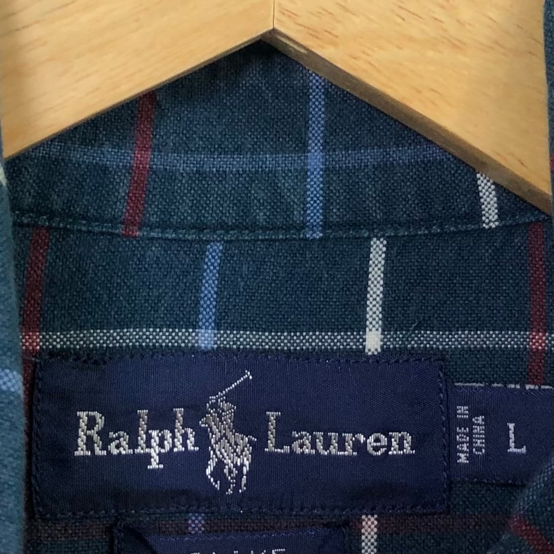 L 폴로 옥스포드 체크 셔츠 상품이미지3