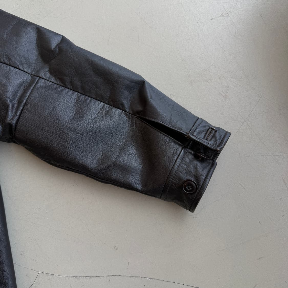 90s 올드 갭 싱글 레더 자켓 상품이미지7